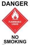 Danger Flammable Liquid No Smoking